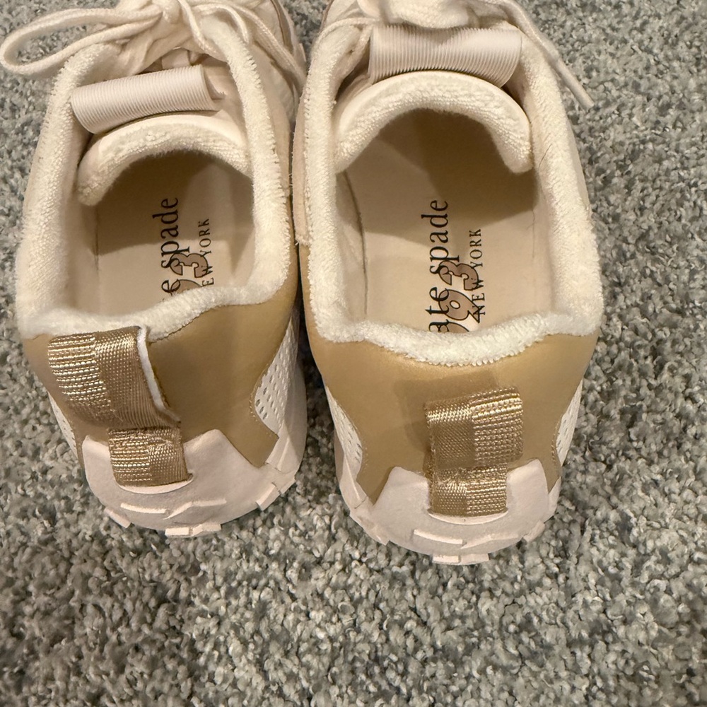 Kate Spade Cream and Tan Sneakers - Picture 3 of 6
